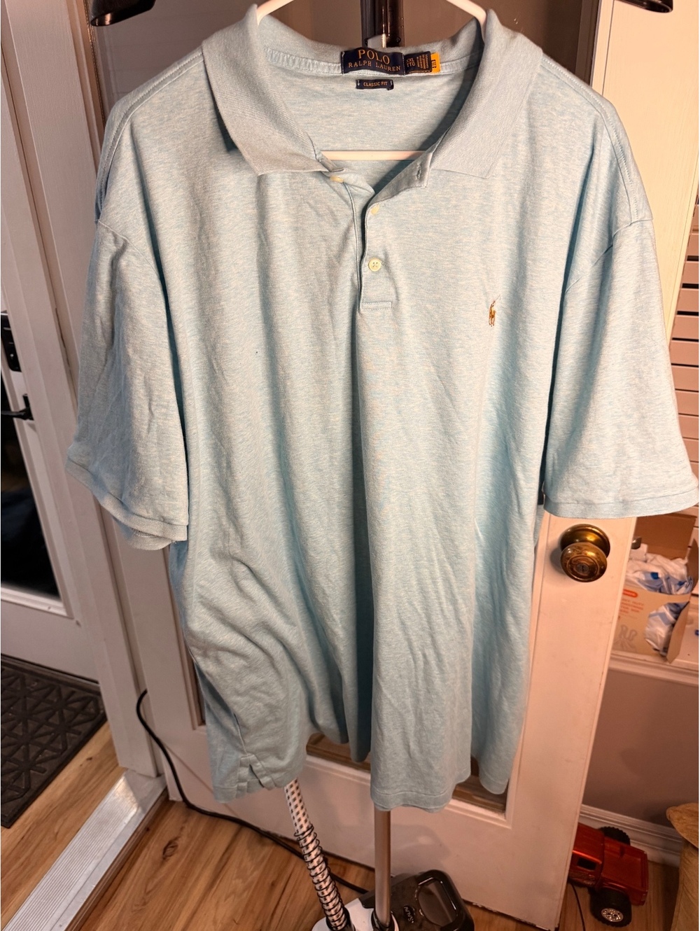 Polo Ralph Lauren Classic Fit Light Blue Polo Shirt